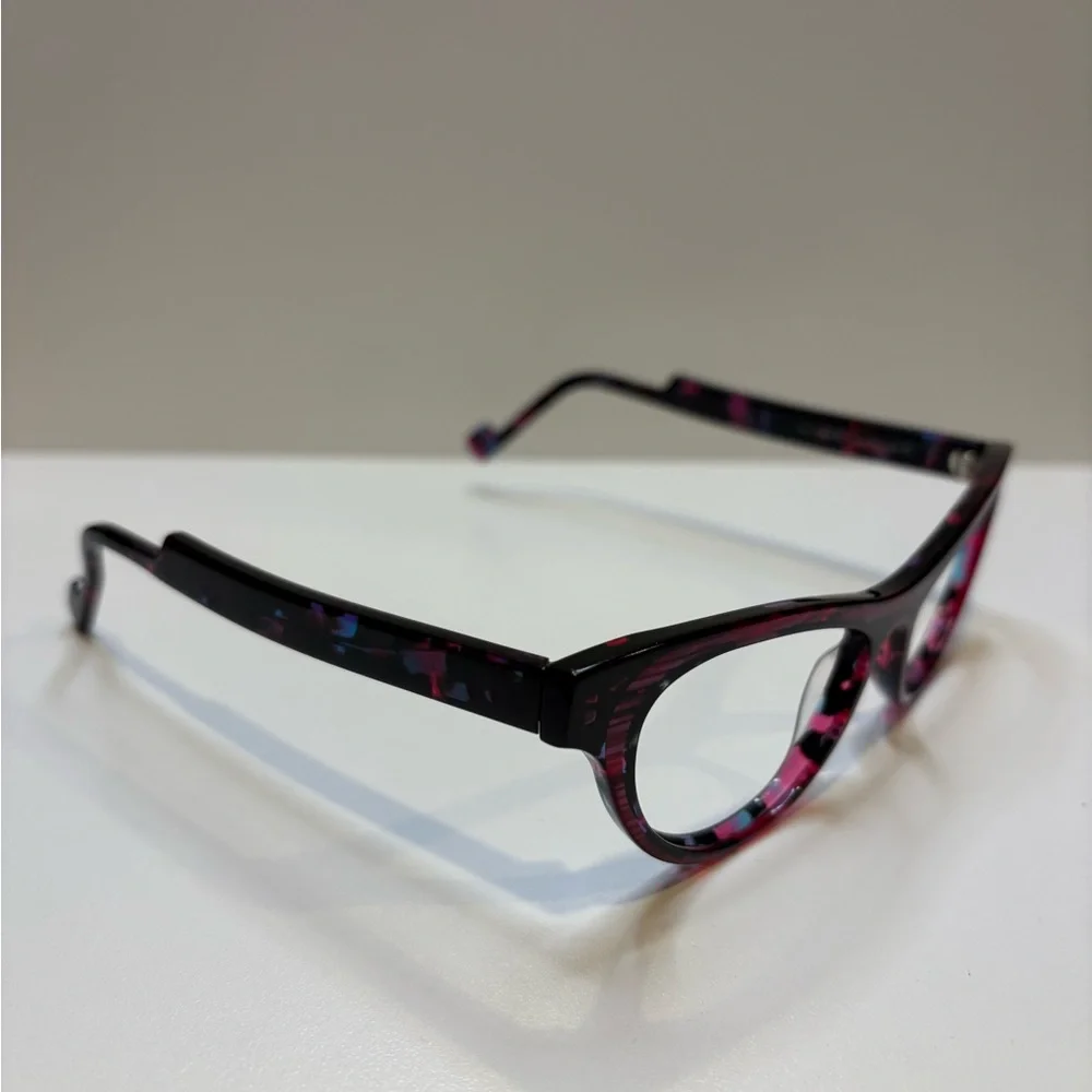 Theo Rubik 3 - THEO EYEGLASSES THEO GLASSES CAT EYE WOMENS GLASSES FRAMES ONLY - Picture 4 of 16